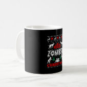 Mug Joyeux Zombie Noël laide Sweat (Devant gauche)