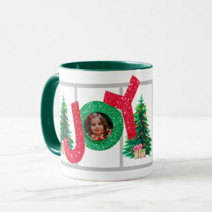Mug Joyful Family Moments : Custom Baby Photo Noël