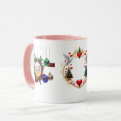 Mug Joyful Heart, Merry Mind — Multi Christmas Colours (Devant gauche)