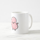 Mug Joyful Jellybean – Cute Kawaii Illustration (Devant droit)