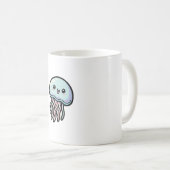 Mug Joyful Jellyfish – Cute Kawaii Illustration (Devant droit)