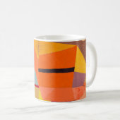 Mug Joyful Mountain Landscape, Paul Klee Art Abstrait (Devant droit)