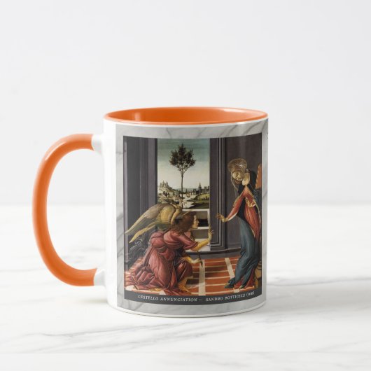 Mug Joyful Mysteries of the Rosary #1: Annunciation (Gauche)