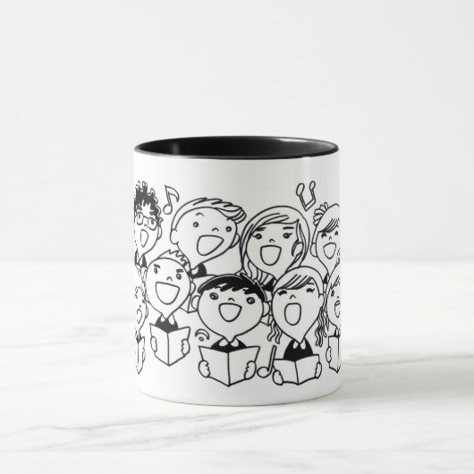 Mug Joyful Singing Children : Whimsical (Centre)