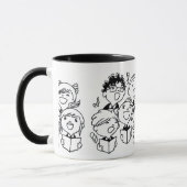 Mug Joyful Singing Children : Whimsical (Gauche)