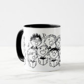 Mug Joyful Singing Children : Whimsical (Devant gauche)