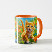 Mug Joyous Kitten (Devant droit)