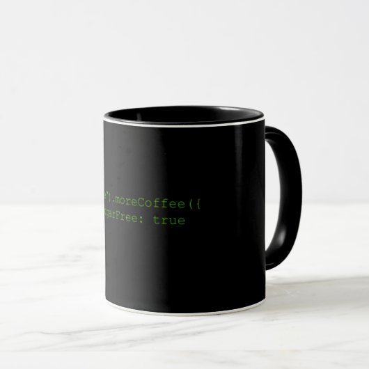 Mug jQuery $.moreCofee (Devant droit)