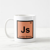 Mug Js - Crevettes Géantes Chimie Symbole du tableau p (Gauche)