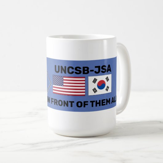 Mug JSA de l'UNCSB - Grève (Devant droit)