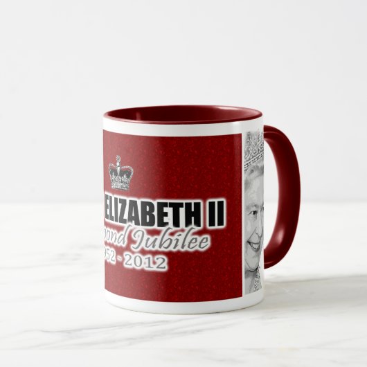 Mug Jubilé de diamant (Devant droit)