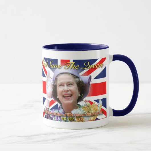 Mug Jubilé de diamant de S.M. la Reine Elizabeth II (Droite)