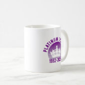 Mug Jubilé de platine 1952-2022 Commémoratif  (Devant droit)