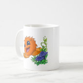 Mug JubJub orange heureux au central de Neopia (Devant gauche)