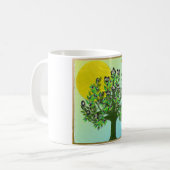 Mug Judaica 12 Tribus Israël Asher (Devant gauche)
