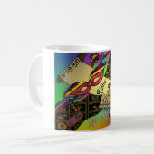 Mug Judaica Joyeux Purim Juif Vêtements cadeaux (Devant gauche)