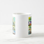 Mug Judaïque 12 Tribus D'Israël Panneaux D'Art (Centre)