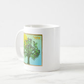 Mug Judée 12 tribus Israël Asher (Devant gauche)