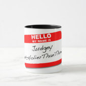 Mug Judgey McHolierthanthou (Centre)