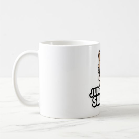 Mug Judging You Silently - Fawn Frenchie Sticker (Gauche)