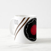 Mug Judo à classement personnalisé (Devant gauche)