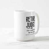 Mug Juge à la retraite (Devant droit)