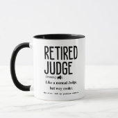 Mug Juge à la retraite (Gauche)