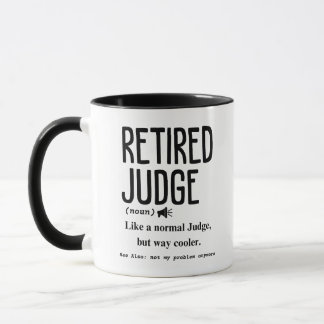 Mug Juge à la retraite