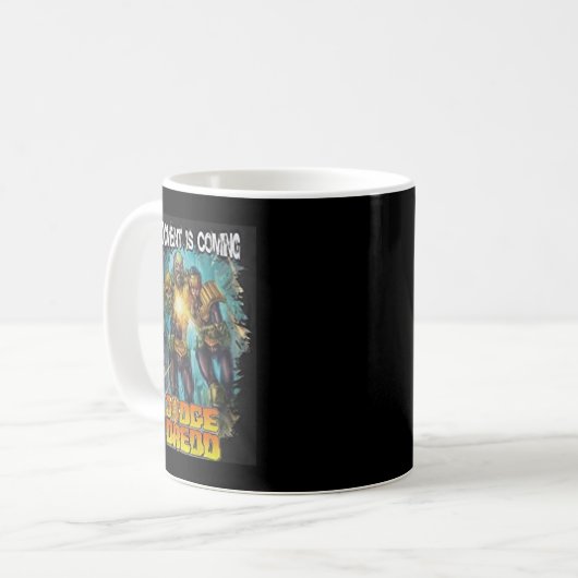 Mug juge dredd comic (Devant gauche)