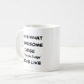 Mug juge pas femme juge, génial (Devant gauche)