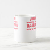 Mug Juger Est Mon Valentin Saint-Valentin Drôle Jug (Centre)
