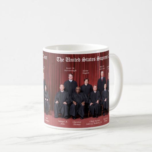 Mug Juges de la Cour suprême des États-Unis 2021 (Devant droit)