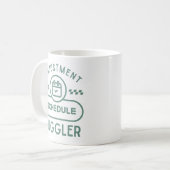 Mug Juggleur de calendrier d'ajustement (Devant gauche)