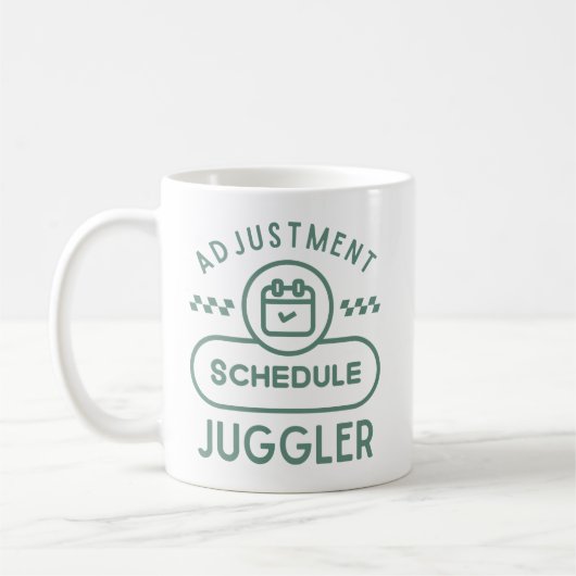 Mug Juggleur de calendrier d'ajustement (Gauche)