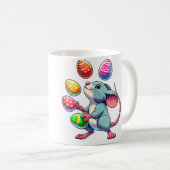 Mug Juggling de rat cool pour femmes Pâques (Devant droit)