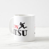 Mug Juif Jitsu - humour juif drôle (Devant gauche)