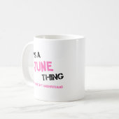 Mug Juin chose que vous ne comprendriez pas nom (Devant gauche)