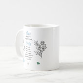 Mug Juin Rose et allaitement de miel (Devant gauche)