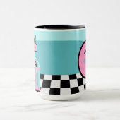 Mug Juke box rétro cool personnalisable (Centre)