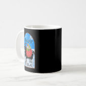 Mug Julbock Asatru Wicca Yuletide Pagan Christmas Yule (Devant gauche)