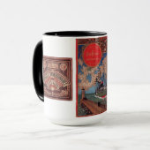 MUG JULES VERNE "TWO COVERS" (1878 & 1898) (Devant gauche)