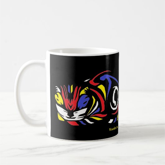 Mug Julie de Graag Chat de coupe (Gauche)