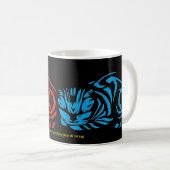 Mug Julie de Graag Gravure sur bois Chat (Devant droit)