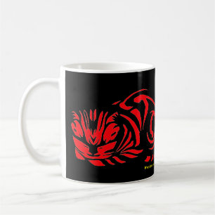 Mug Julie de Graag Gravure sur bois Chat