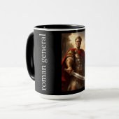 Mug Julius Caesar noir (Devant gauche)