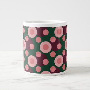 Mug Jumbo à motif pois Retro Bold