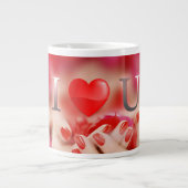 Mug Jumbo Avec Amour Design (Devant)