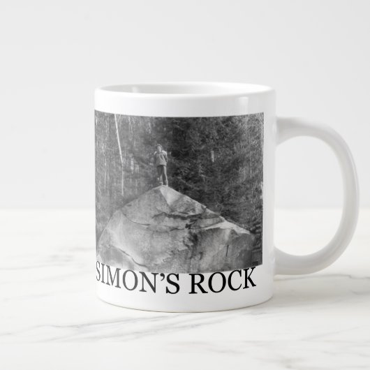 Mug Jumbo avec Betty Hall sur le rocher (Droite)