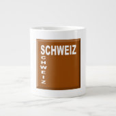 MUG JUMBO BLANCHE  CHOCOLAT SCHWEIZ (Devant)