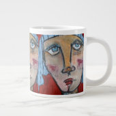 Mug Jumbo - Bleu (Droite)